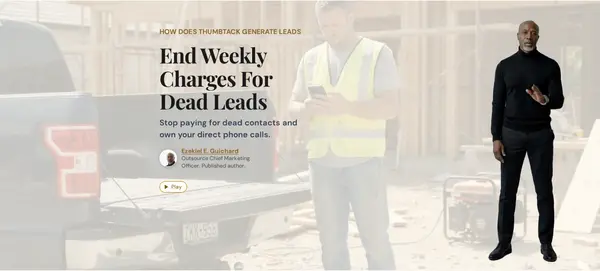 how does thumbtack generate leads